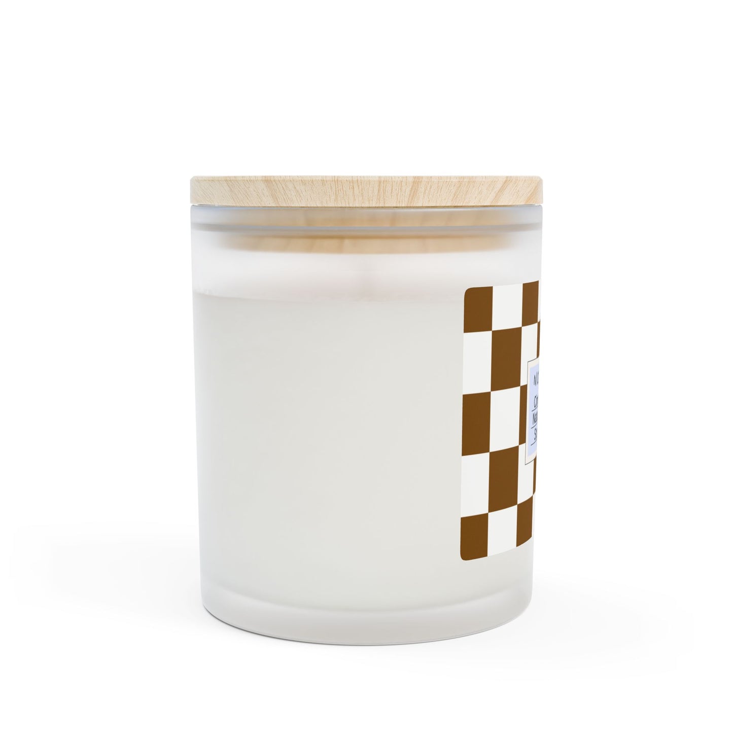 9oz Frosted Glass Candle - Cinnamon Chai Scented Study Candle for College Students, Dorm Room Decor, Relaxation Candle, Self-Care Gift,