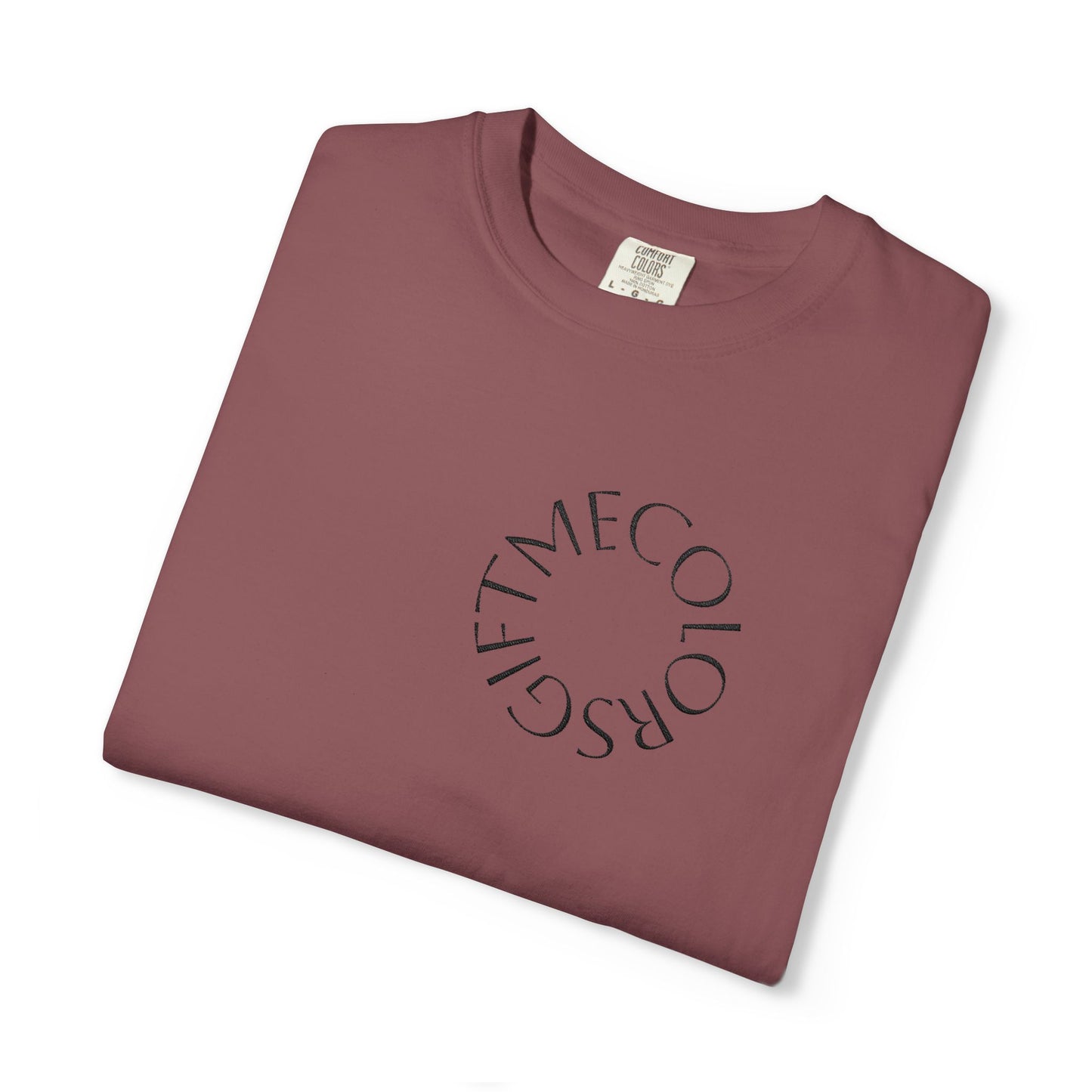 Embroidered Oversized Comfort Tee - G I F T M E C O L O R S in Orchard