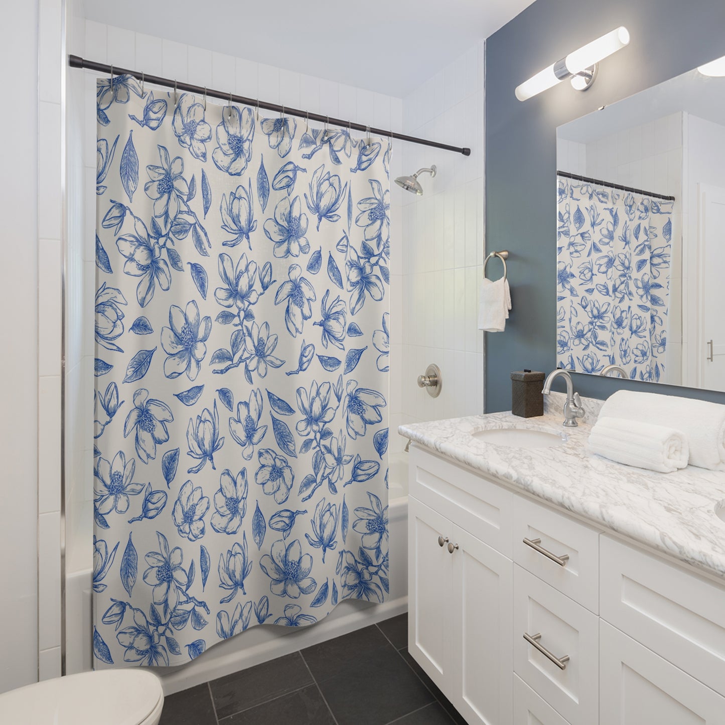 Elegant Shower Curtains for Dorm Room or Teen Bathroom, Subject Notebook Style Bath Mat Sold Separately. University Apartment Decor, College