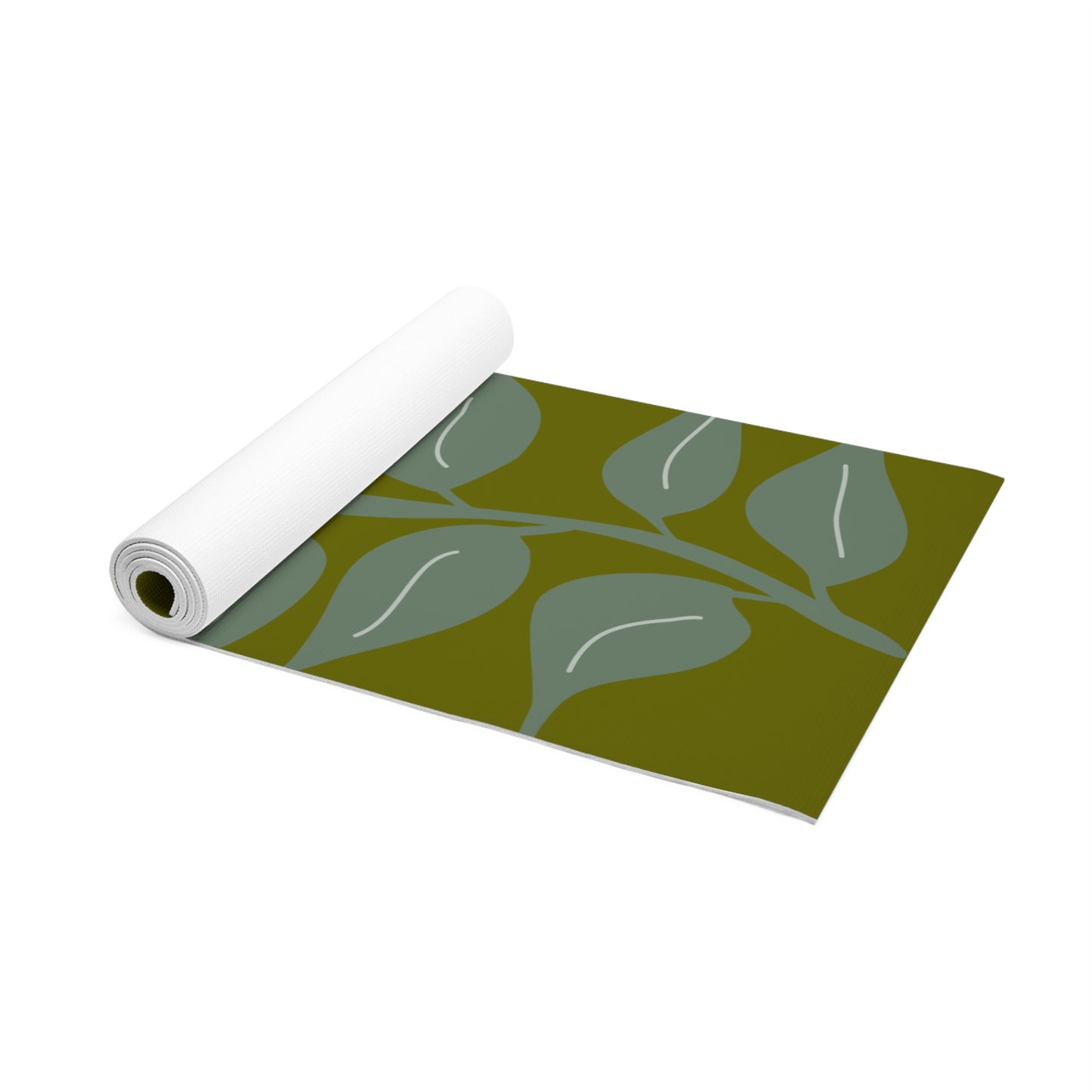 Yoga Mat, Olive Green Foam Mat for Beginner Yogists - Exercise Mat, Workout Accessory, Fitness Gear, Meditation Pad, Pilates Gear