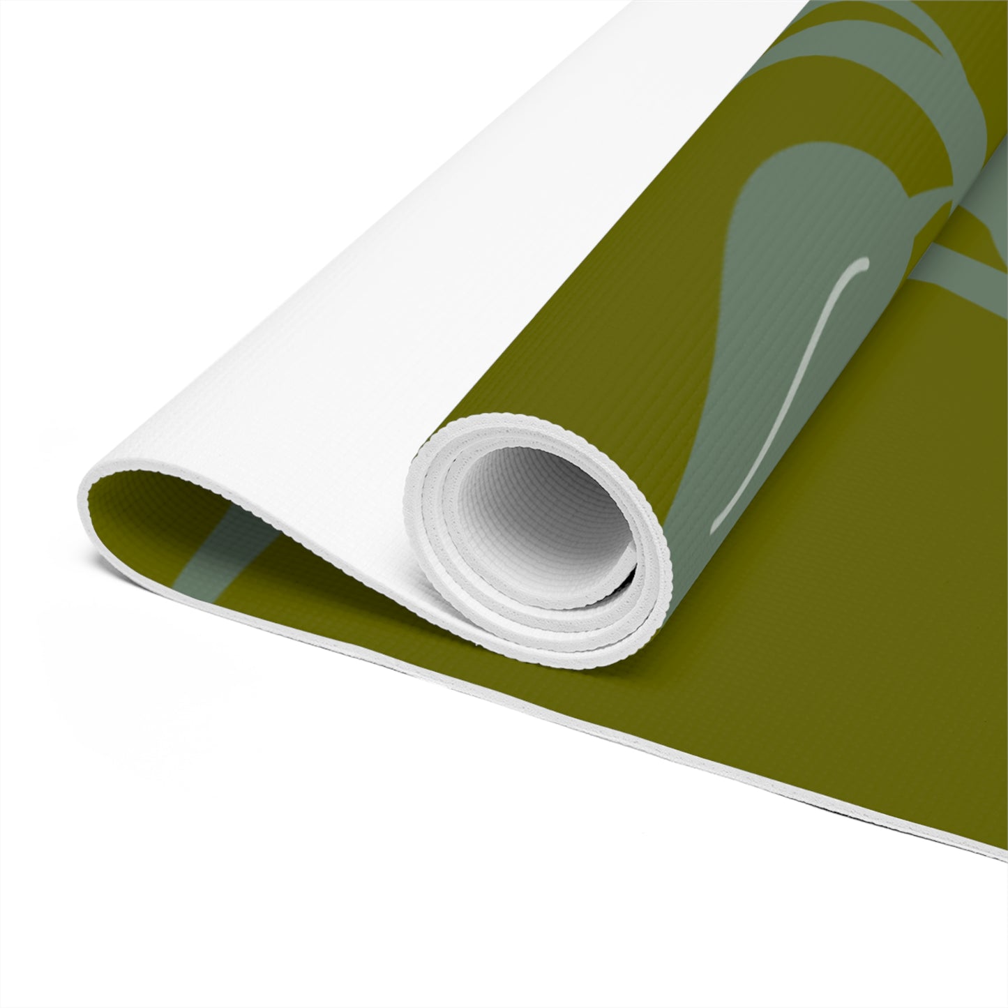 Yoga Mat, Olive Green Foam Mat for Beginner Yogists - Exercise Mat, Workout Accessory, Fitness Gear, Meditation Pad, Pilates Gear