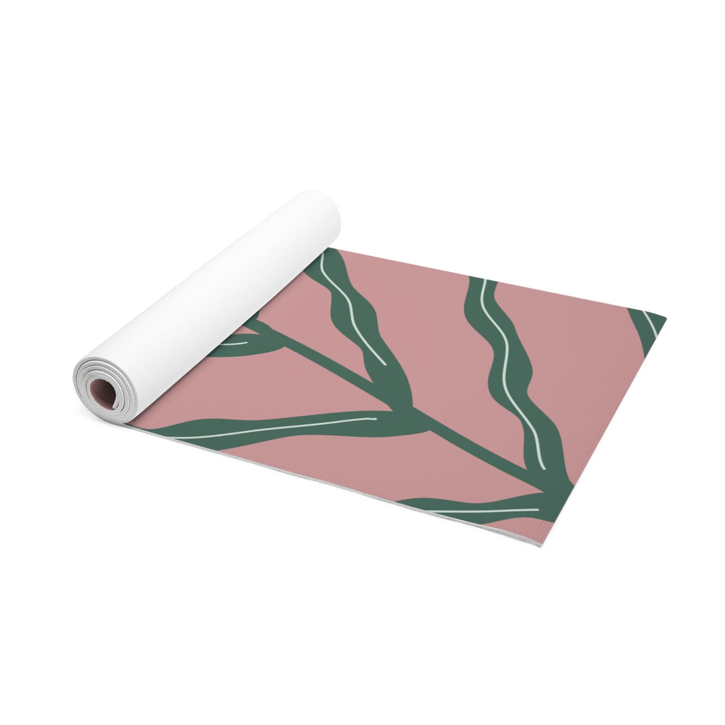 Botanical Foam Yoga Mat - Eco-Friendly Exercise Mat, Non-Slip Yoga Mat, Home Workout Gear for Mindfulness, Fitness Gift