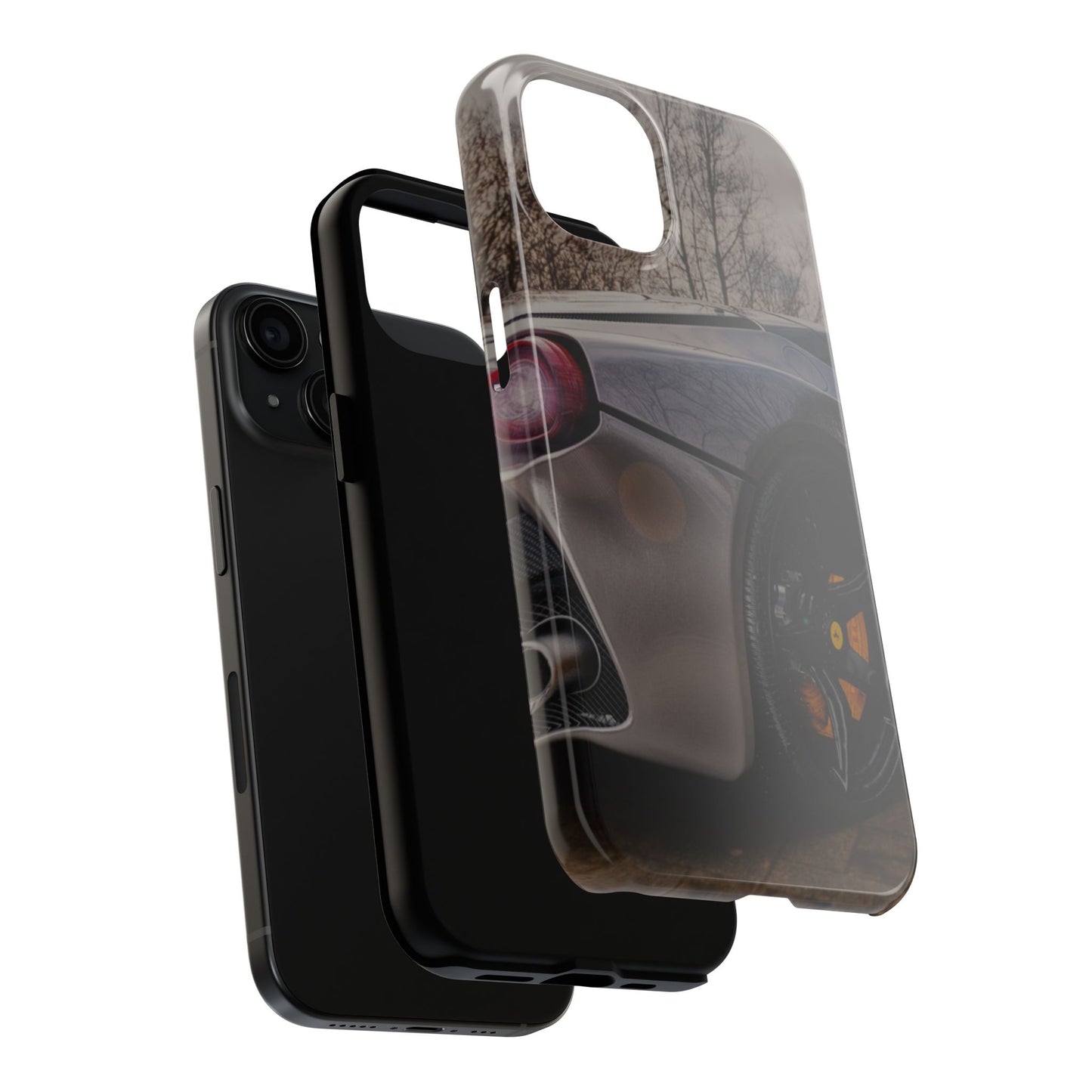 Luxury Car iPhone Case, Sleek Sport Car Phone Cover | Shockproof Protective Designer Case for iPhone
