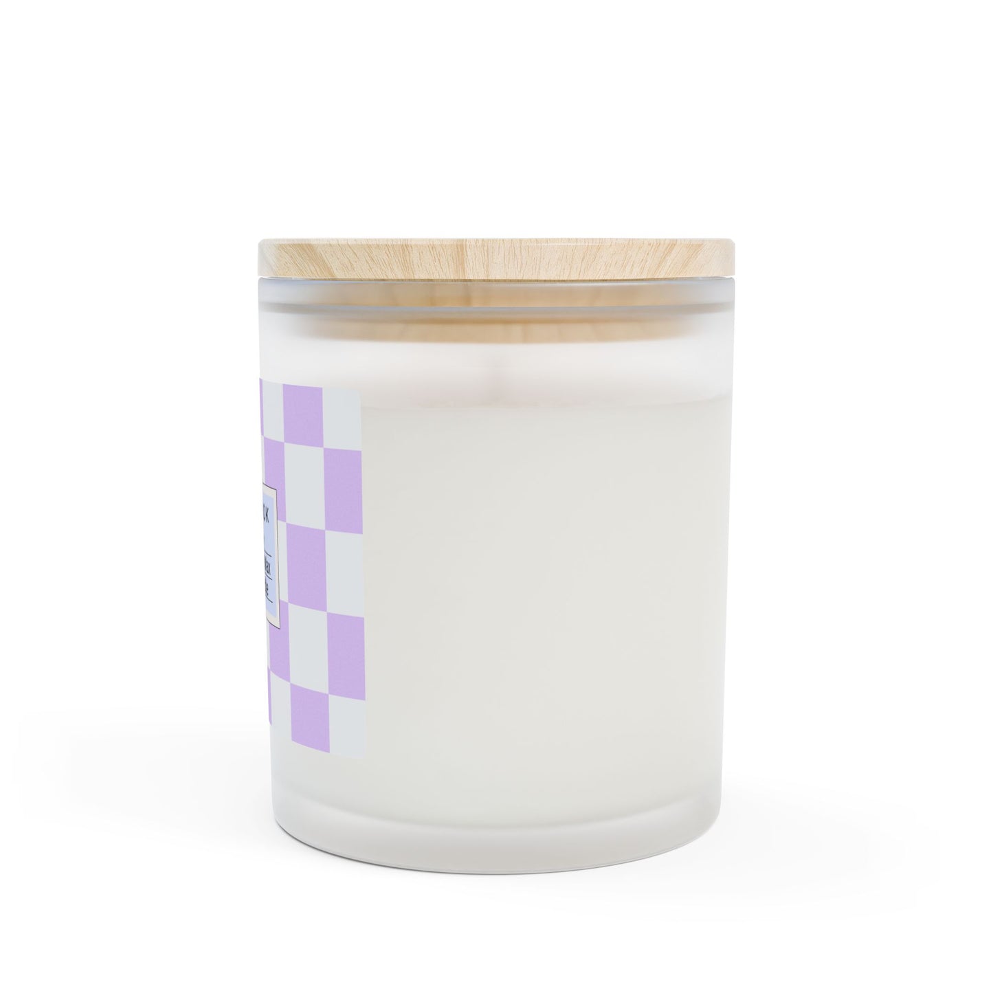 Calming Lavender Candle - Frosted Glass, Aromatherapy Gift, Relaxation Decor, Home Fragrance, Spa Essentials