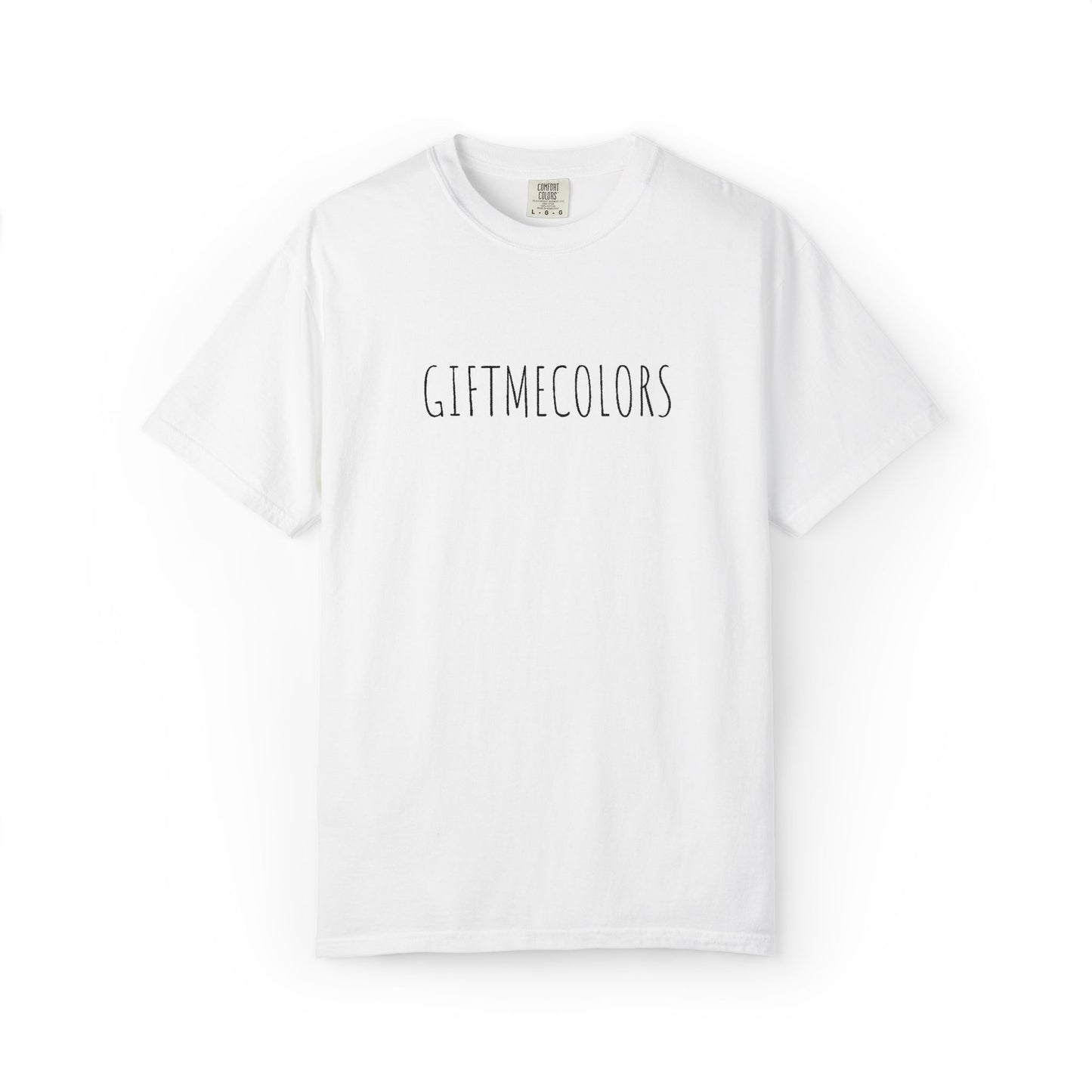 G I F T M E C O L O R S Embroidered Oversized Comfort Tee